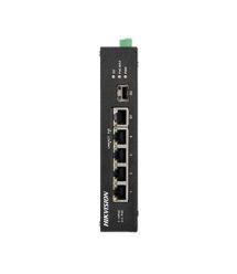 4-портовый неуправляемый POE коммутатор Hikvision DS-3T0306HP-E/HS