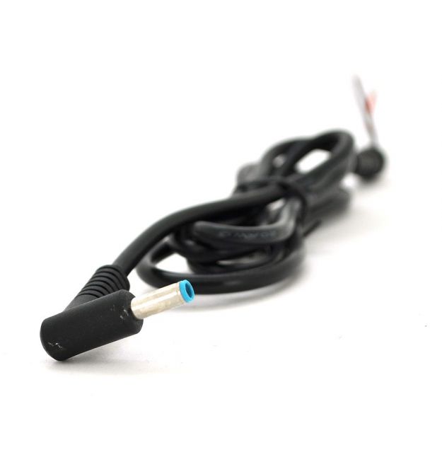 Кабель (asus, HP) 4,5х3,0 blue pin 1 феррит длина 1,2м угловой штекер