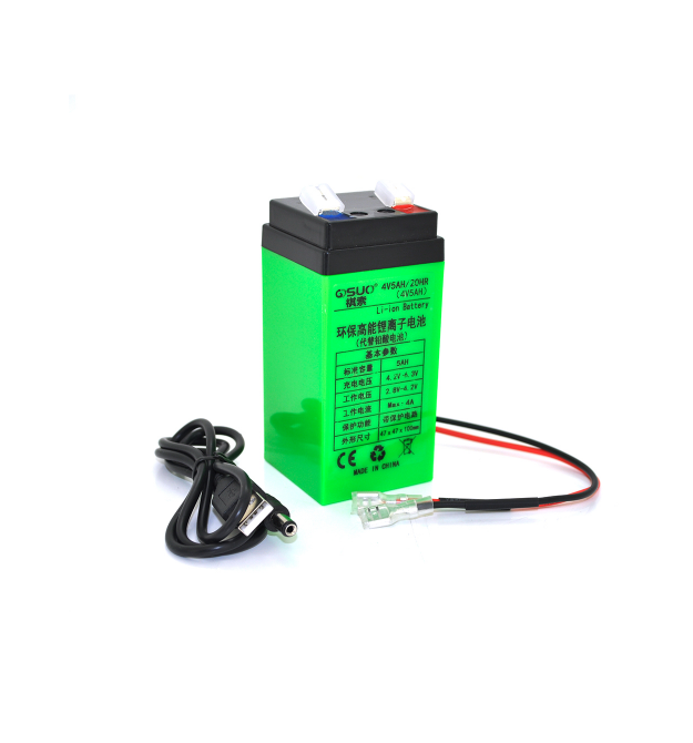 Аккумуляторная батарея литиевая QSuo 4V 5A с элементами Li-ion 18650 (47X47X100)