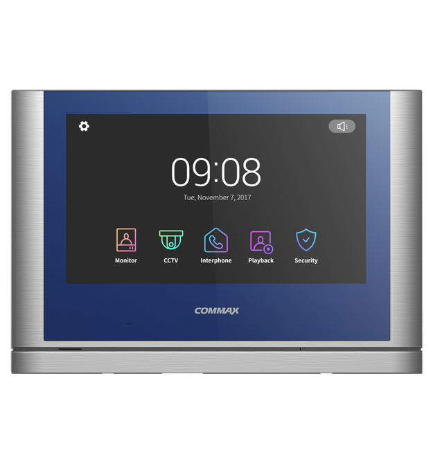 Видеодомофон Commax CDV-1024MA Blue + Dark Silver