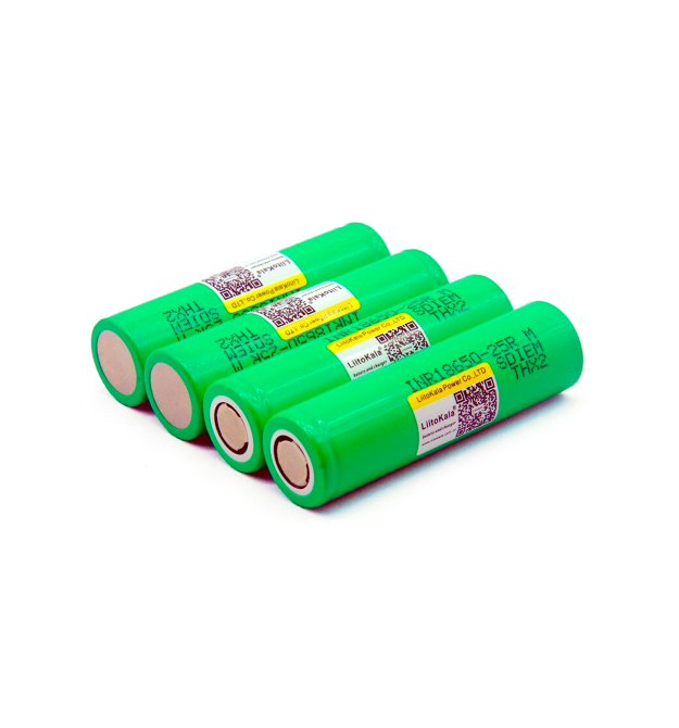 Аккумулятор 18650 Li-Ion LiitoKala Lii-25R, 2500mah （2450-2650mah）, 3.7V (2.75-4.2V), Green, PVC BOX