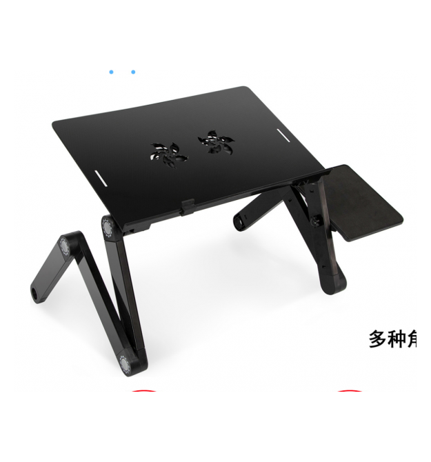 Стол-подставка под ноутбук Aluminium Laptop Table (430*275) 2 USB FAN LV-DN01