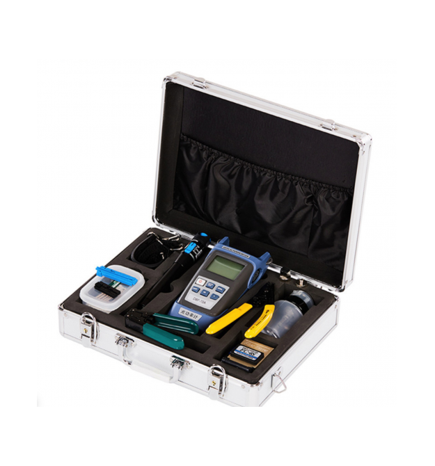 Набор инструментов и тестеров для работы с оптическим кабелем FC-6S 10 в 1 Metall Case
