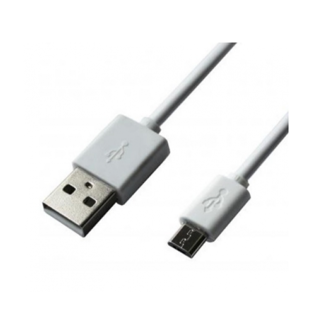 Кабель USB 2.0 (AM - Miсro 5 pin) 1,5м, белый, Пакет Q250