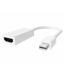 Конвертер mini Display Port (папа) на HDMI(мама) 30cm, White, 4K - 2K, Пакет