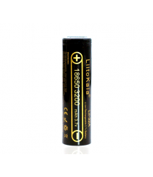Акумулятор 18650 Li-Ion LiitoKala Lii-32A, 3200mAh (3050-3350mAh), 3.7V (2.75-4.2V), Black, PVC BOX Q2, ціна за 1 шт
