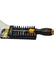 Stanley Викрутка Multibit, бітотримач 1/4", 34 біт, SL, PH, Torx, HEX
