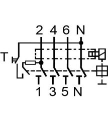 ETI Реле дифференциальное (УЗО) 4р EFI-P4 40/0.3 тип AC (10kA)
