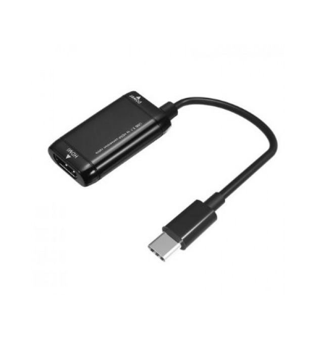 Конвертер Type C MHL на HDMI (для телевизора), Black, OEM