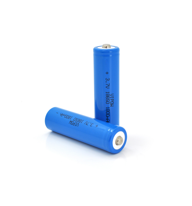 Акумулятор 18650 Li-Ion Vipow ICR18650 TipTop, 1800mAh, 3.7V, Blue Q50 - 500