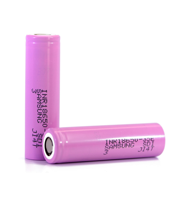 Аккумулятор 18650 Li-Ion Samsung INR18650-35ET, 3500mAh 3.7V, сиреневый