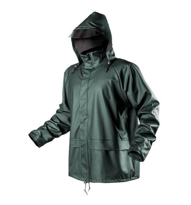 Neo Tools 81-810-XL Куртка-дощовик NEO ПУ/ПВХ, EN 343, розмір XL, підкладка поліестер, щільність 310 г/м2