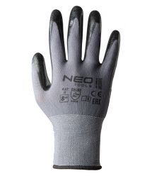 Neo Tools 97-616-8 Перчатки рабочие, нейлон с покрытием нитрил, р. 8