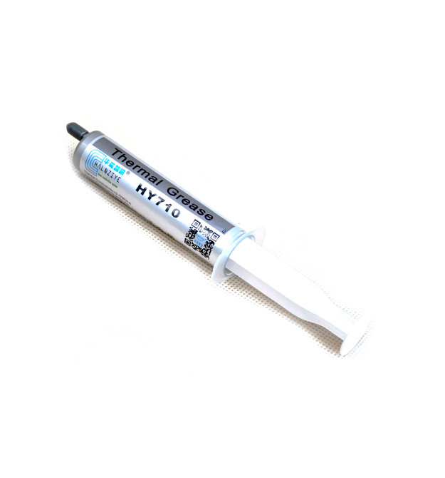 Паста термопроводная HY-710 5g, шприц, Grey, 3,17W - m-K, 0.067C-in&ampsup2 - W, -30240, OEM Q20