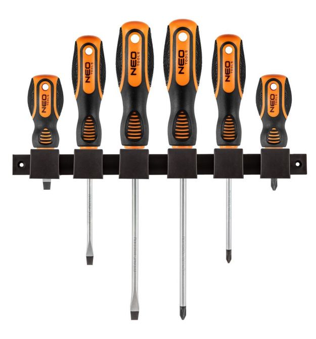 Neo Tools Викрутки набір 6шт, SL,PH, сталь CrV