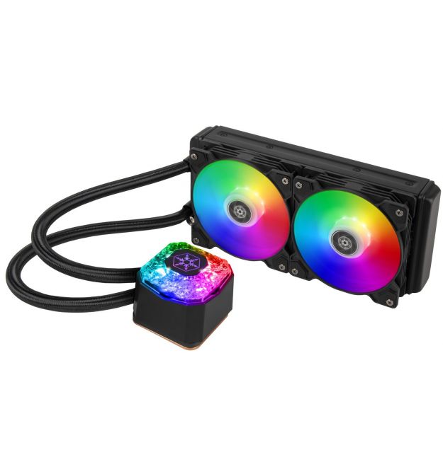 Система жидкостного охлаждения SilverStone IceGem 240P ARGB, 115x, 1366, 1200,2011,2066,