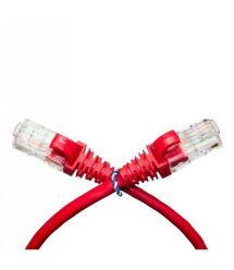 Патч-корд литой RITAR, UTP, RJ45, Cat.5e, 1,5m, красный, Cu (медь)