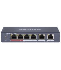 4-канальный Ethernet неуправляемый POE DS-3E0106P-E/M