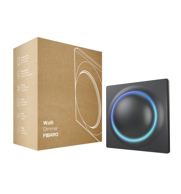 Диммер Z-Wave FIBARO Walli Dimmer — FGWDEU-111 Черный