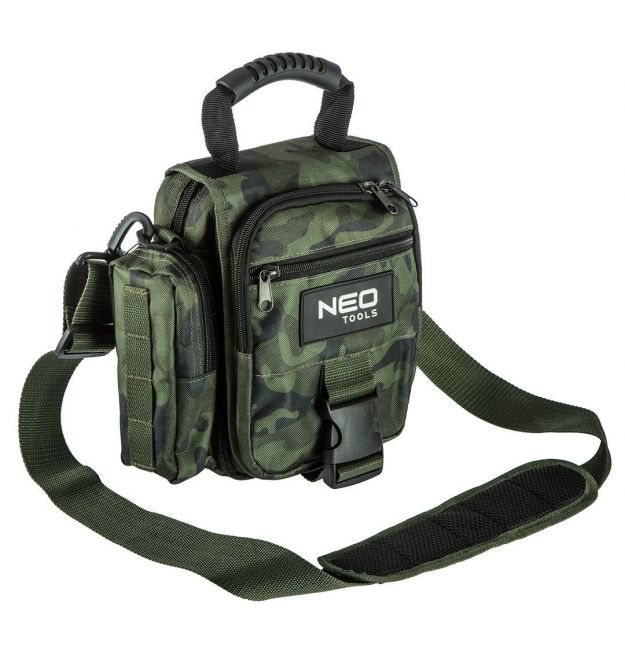 Neo Tools Сумка Camo, посилена, поліестер 600D, 25х19см, камуфляж
