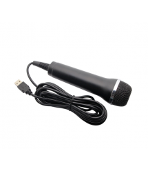 Игровой микрофон RALAN PS4, совместимый с интерфейсом USB PS2 - PS3 - XBO360 - WII, Black