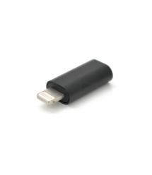 Переходник Lighting(M) - Type-C(F), Black, OEM