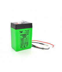 Акумуляторна батарея літієва QSuo 6V 6A з елементами Li-ion 18650 (70X46X100) + зарядний пристрій 8,4V 1A + крокодили