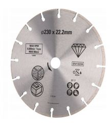 Stanley Диск алмазный 230x22.2 бетон/кирпич сегментированный