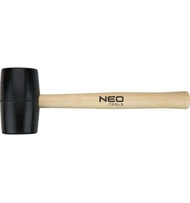 Neo Tools 25-061 Киянка резиновая 50 мм, 340 г, рукоятка деревянная