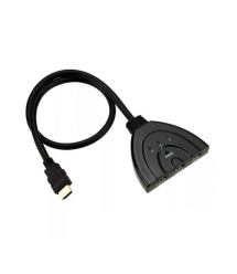 Разветвитель HDMI(папа) на 3* HDMI(мама), 1080P, 0,8 м, Black