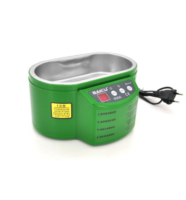 Ультразвуковая ванна BAKKU BK9050 Два режима работы (30W и 50W), металлический корпус, металлическая крышка