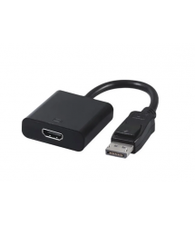 Конвертер Display Port (папа) на HDMI(мама) 30cm, Black, 4K - 2K