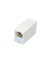 Соединитель RJ45 8P8C мама / мама RJ45 для соединения кабеля, белый