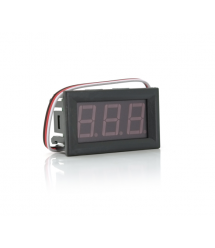 Цифровой вольтметр D-SUN DC 0-30 B влагозащищенный IP65, диапазон измерений 5 -120V, Blue