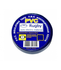 Изолента PVC Rugby 0,18мм*17мм*10м (синяя), диапазон рабочих температур: от - 10С до + 80С, норм качество!!!