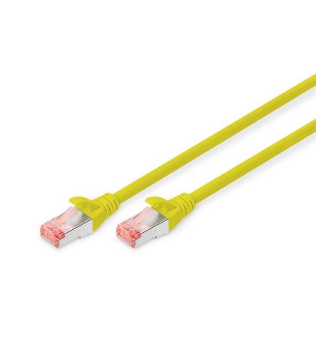 Digitus Патч-корд CAT 6 S-FTP, 2м, AWG 27/7, LSZH, жовтий