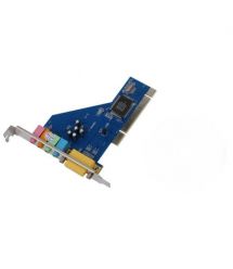 Звуковая карта PCI - 4CH (c-media 8738), 3D 4.1, Windows 98 / Windows2000 / XP / NT win7 32 / 64, BOX