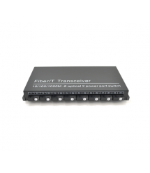 Коммутатор UPLINK UFS CK-880IS8F2E Fiber Switch 8Fiber 100Mbps + 2 1000M RJ45 ports, корпус металл, БП в комплекте