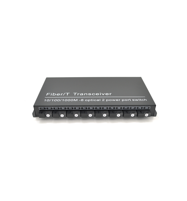 Коммутатор UPLINK UFS CK-880IS8F2E Fiber Switch 8Fiber 100Mbps + 2 1000M RJ45 ports, корпус металл, БП в комплекте