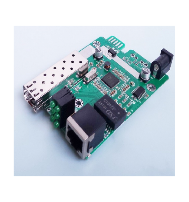 Плата ремонтная для медиаконвертера с SFP модулем 10M - 100M - 1000M