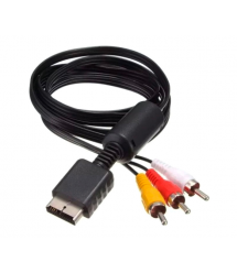 Композитный кабель AV для PlayStation PS2, 1.8м