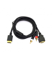 Компонентный HDTV кабель D-Video D-Terminal для Sony PlayStation PS2 - PS3