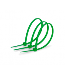 Стяжки нейлон 3х150mm зелені (1000 шт) висока якість, діапазон робочих температур: від -45С до +80С