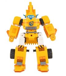 Super Wings Конструктор-трансформер Small Blocks 2-in-1 Buildable Transforming Vehicle Donnie, Донни