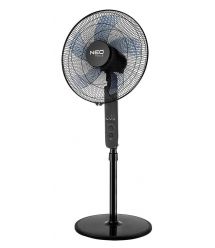 Neo Tools Вентилятор підлоговий, професійний, 45 Вт, діаметр 40 см, 3 швидкості, двигун мідь 100%, пульт