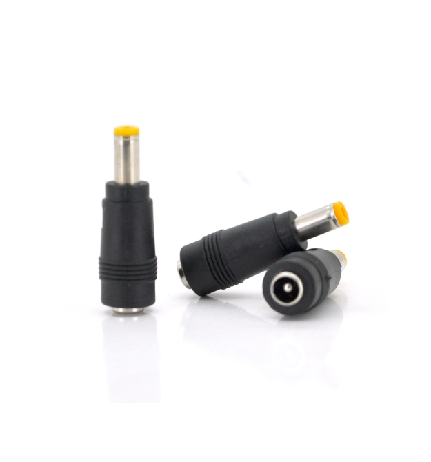Переходник DC 5.5x2.1mm (мама) - 5,5х2,5mm (папа) Black