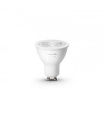 Philips Hue Умная лампа GU10, 5.2W(57Вт), 2700K, White, Bluetooth, димируемая