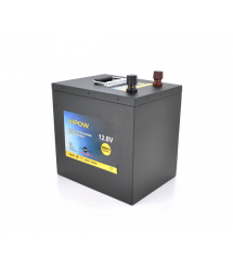 Аккумуляторная батарея Vipow LiFePO4 12,8V 200Ah со встроенной ВМS платой 100A (230*340*300)