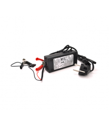 Зарядний пристрій Merlion для акумуляторів LiFePO4 12V(14,6V),4S,2A-24W + крокодили,OEM,Q70