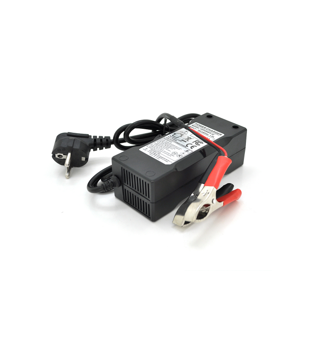Зарядний пристрій Merlion для акумуляторів LiFePO4 12V(14,6V),4S,10A-120W + крокодили